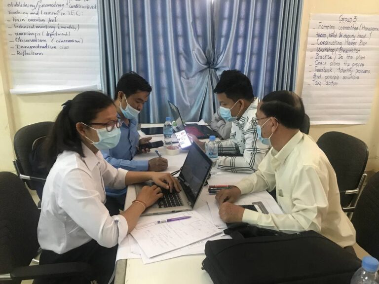សិក្ខាសាលាបំប៉ន “ការបញ្ចូលការគោលវិធីបង្រៀនតាមបែបស្ថាបនា constructivism ក្នុងការបង្រៀននៅ TECs”