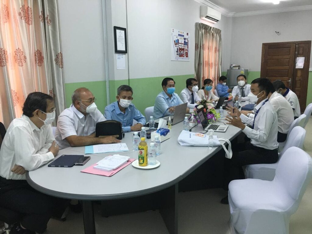ជំនួបពិភាក្សារវាងគណៈគ្រប់គ្រងវិទ្យាស្ថានគរុកោសល្យរាជធានីភ្នំពេញ ជាមួយឯកឧត្តមវេជ្ជបណ្ឌិតនាយកមន្ទីរពេទ្យមិត្តភាពកម្ពុជា-ចិន ព្រះកុសុមៈ