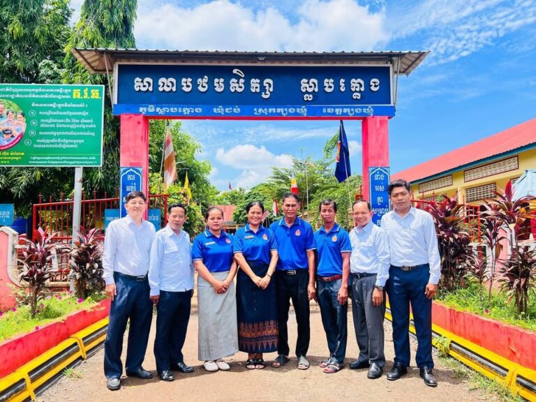 ការចុះពិនិត្យតាមដាន វាយតម្លៃ និងបន្ដរគាំទ្រគរុកោសល្យដល់អតីតគរុនិស្សិតនៅខេត្តត្បូងឃ្មុំ ក្រុមការងាររបស់វិទ្យាស្ថានគរុកោសល្យរាជធានីភ្នំពេញ