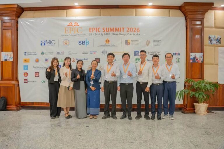 អបអរសាទរមហាសន្និបាត EPIC Summit 2026! សមិទ្ធផលនៃគម្រោងសម្ព័ន្ធភាពដើម្បីលើកកម្ពស់គរុកោសល្យនៅកម្ពុជា Enhancing Pedagogy in Cambodia (EPIC) Alliance